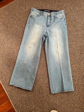 MarlaWynne Light Blue Boot-Cut Jeans